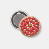 Aimant de gâteau aux fraises (Recto/Verso)