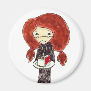 Aimant de gâteau d'anniversaire