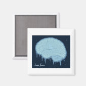 Aimant de gel du cerveau (Recto/Verso)