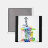 Aimant de girafe (Recto/Verso)
