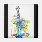 Aimant de girafe (Devant)