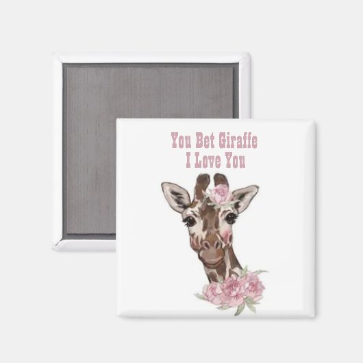 Aimant de girafe (Recto/Verso)