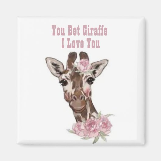 Aimant de girafe (Devant)