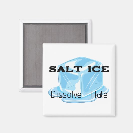 Aimant de glace salée (Recto/Verso)