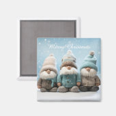 Aimant de Gnome de Noël Mignon (Recto/Verso)