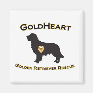 Aimant de GoldHeart GRR avec le coeur d'or
