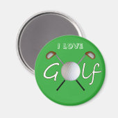 Aimant de golf (personnalisable) (Recto/Verso)