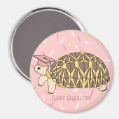 Aimant de graduation Star Tortoise personnalisable (Recto/Verso)