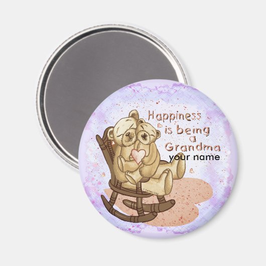 Aimant de grand-mère (Recto/Verso)