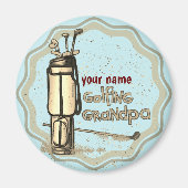 Aimant de grand-père de golf (Devant)