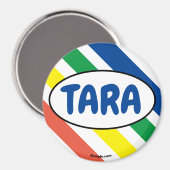 Aimant de grandes couleurs TARA (Recto/Verso)