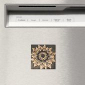 Aimant de Gray Sunflower (In Situ (Lave-vaisselle))