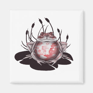 Aimant de grenouille de Taureau de saule rouge