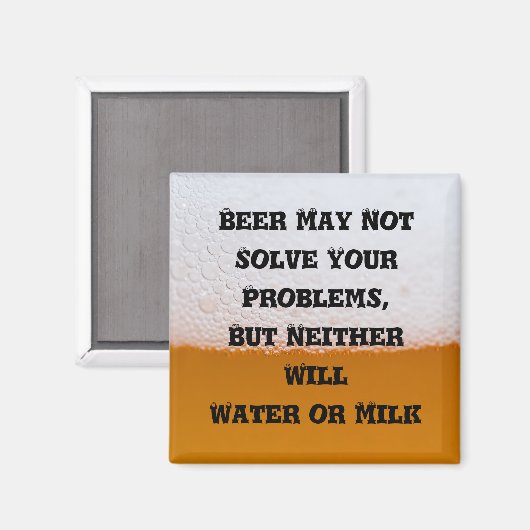 Aimant de guillemets de bière (Recto/Verso)