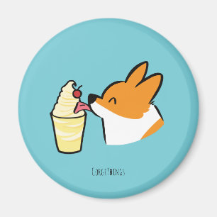 Aimant de hanche à ananas Corgi