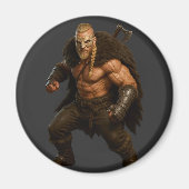 Aimant de héros barbare Viking (Devant)