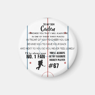 Aimant de hockey FAN NO.1