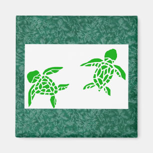 Aimant de honu d'Elua (2 tortues de mer)