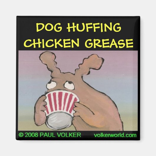 Aimant DE HUFFING DE CHIEN 3,00 $ (Devant)
