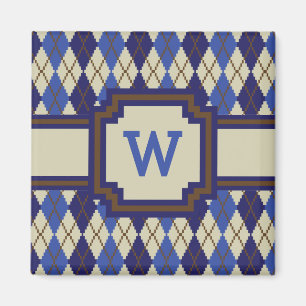 Aimant de Jacquard à la scone de bleuet