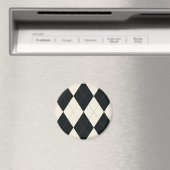 Aimant de Jacquard noir et blanc (In Situ (Lave-vaisselle))