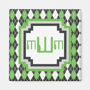 Aimant de Jacquard rétro