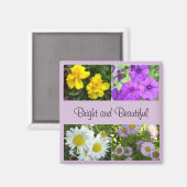 Aimant de jardin lumineux et magnifique (Recto/Verso)