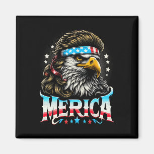 Aimant De Juillet Patriotic Funny Eagle Juillet 4 Usa Mer