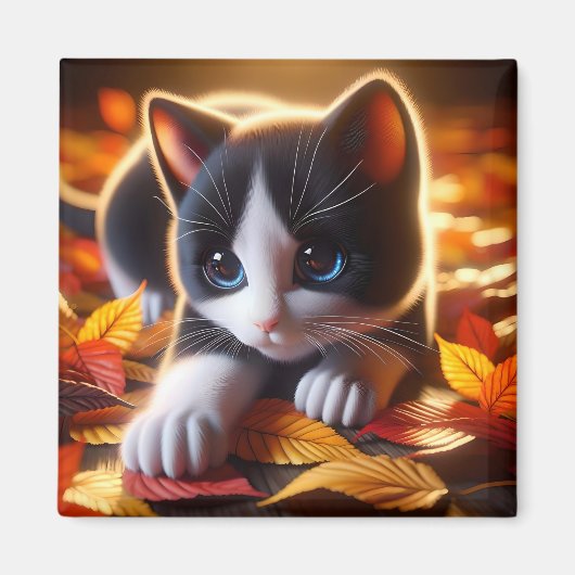 Aimant de Kitten d'automne (Devant)