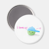 aimant de kiwibaby mignon (Recto/Verso)