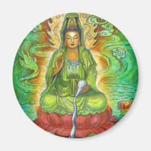 Aimant de Kuan Yin "de dragon d'eau"