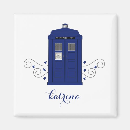 Aimant de la boîte de police (Devant)