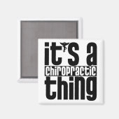 Aimant de la chiropratique (Recto/Verso)