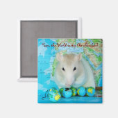 Aimant de la Journée mondiale du Rat (Recto/Verso)