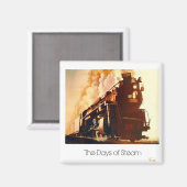 Aimant De la peinture ''The Days of Steam'' de Bruce (Recto/Verso)
