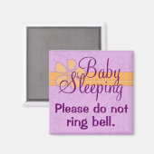 Aimant de la porte d'entrée de garde-bébé (Recto/Verso)