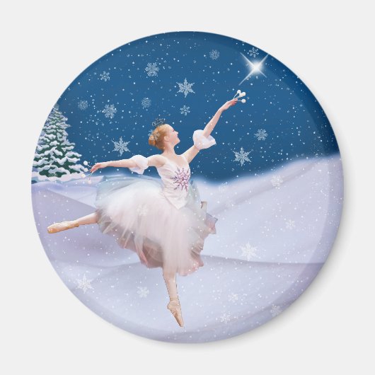 Aimant de la reine de neige Ballerina (Devant)