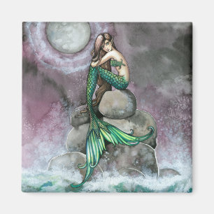 Aimant de la Sirène verte par Molly Harrison