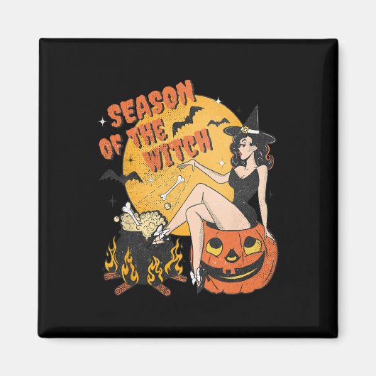 Aimant De La Sorcière Halloween Samhain 1 (Devant)