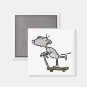 Aimant de la souris pour garçon de Scooter (Recto/Verso)