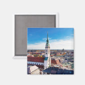 aimant de la ville de Munich en Allemagne (Recto/Verso)