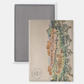 Aimant de l'Acropole d'Athènes (Recto/Verso)
