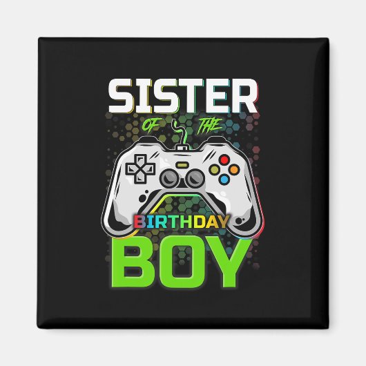 Aimant De L'Anniversaire Garçon Drôle Jeu Vidéo Jeu Cadea (Devant)