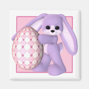 Aimant de lapin de Pâques