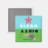 Aimant de lave-vaisselle Aquarium (Recto/Verso)