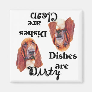 Aimant de lave-vaisselle de Basset Hound