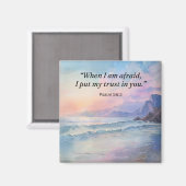 Aimant de l'écriture - Confiance en Dieu (Recto/Verso)