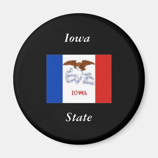 Aimant de l'État de l'Iowa (Devant)