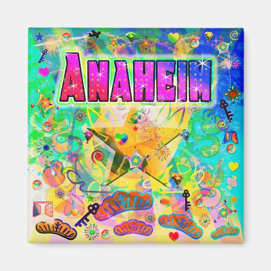 Aimant de l'heure d'Anaheim (Devant)