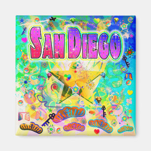 Aimant de l'heure de l'époque de San Diego